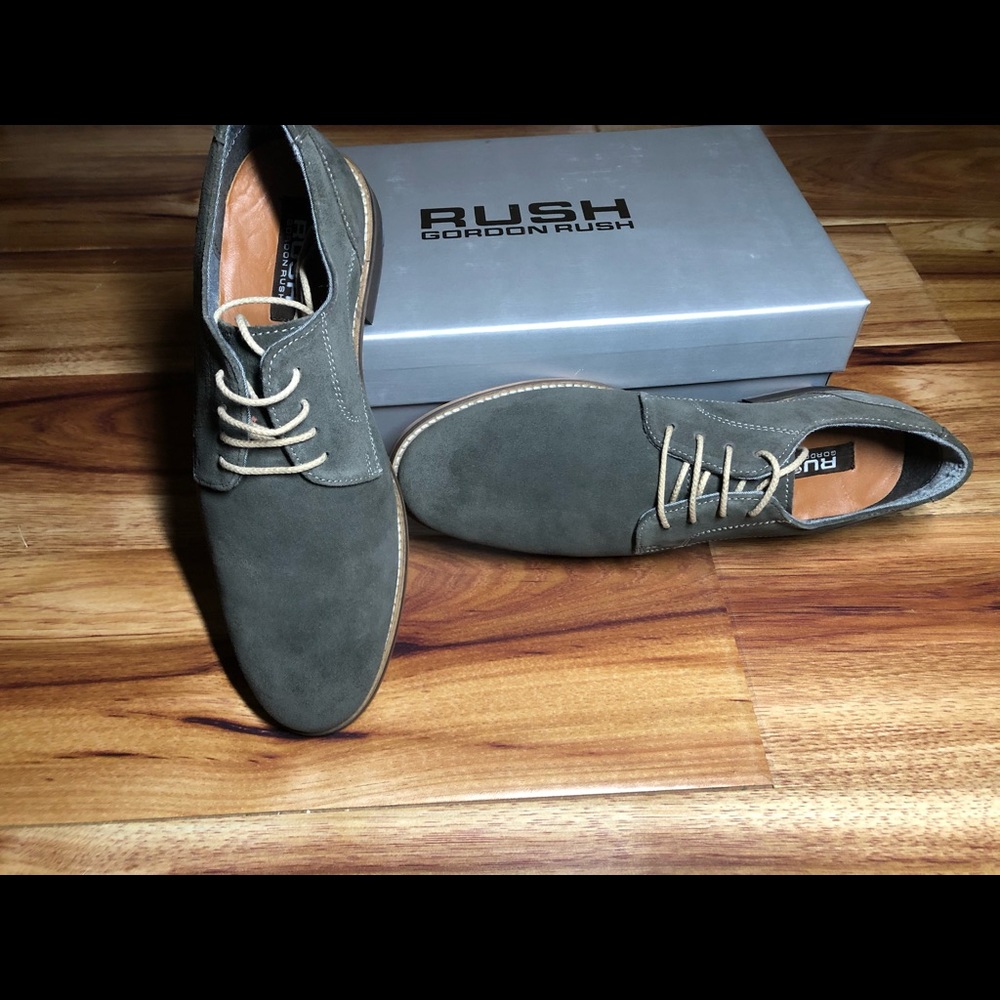 Rush by Gordon Rush Grey Suede Shoes